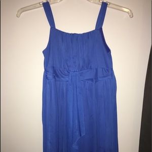 blue dress